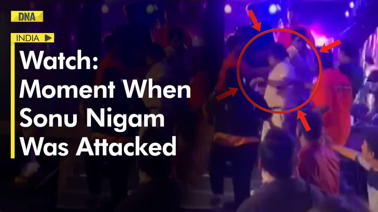 Watch: Moments when Singer Sonu Nigam was attacked during concert in Mumbai