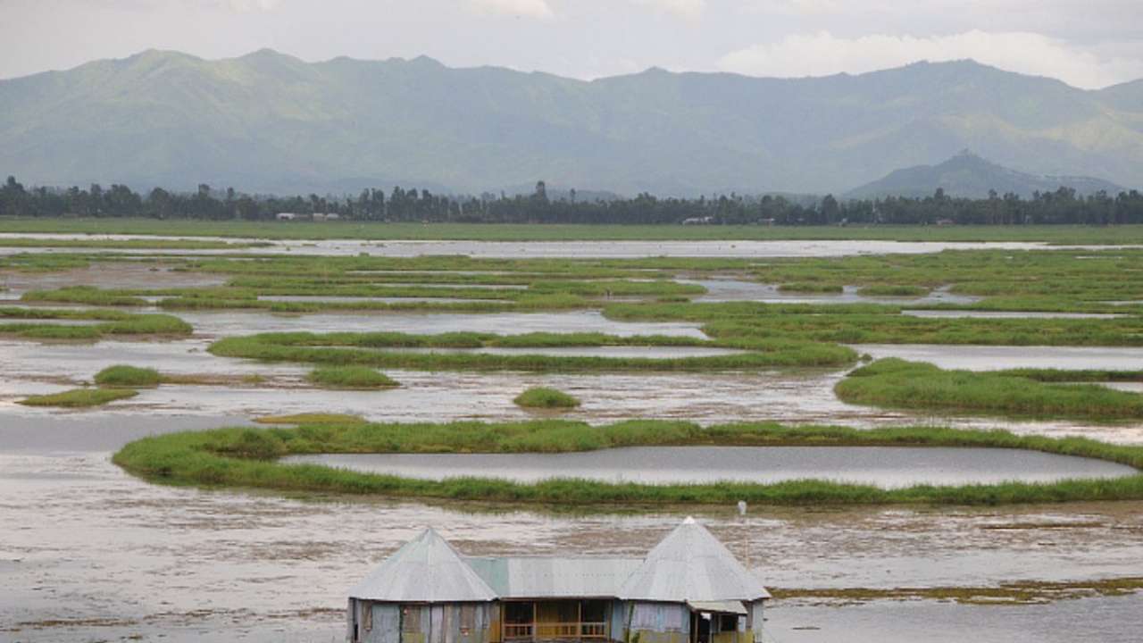 Floating islands in Manipur