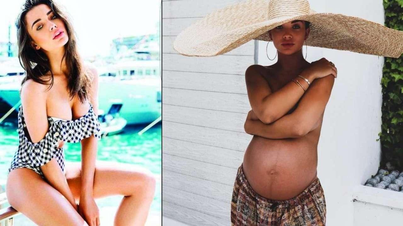 Amy Jackson Stretch Marks On Baby Bump