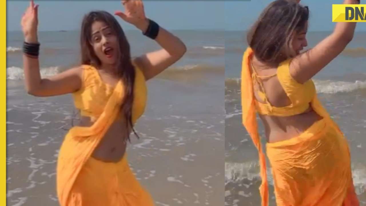 Performance College Xvideo - Viral video: Desi girl's steamy dance performance in hot yellow saree wows  internet