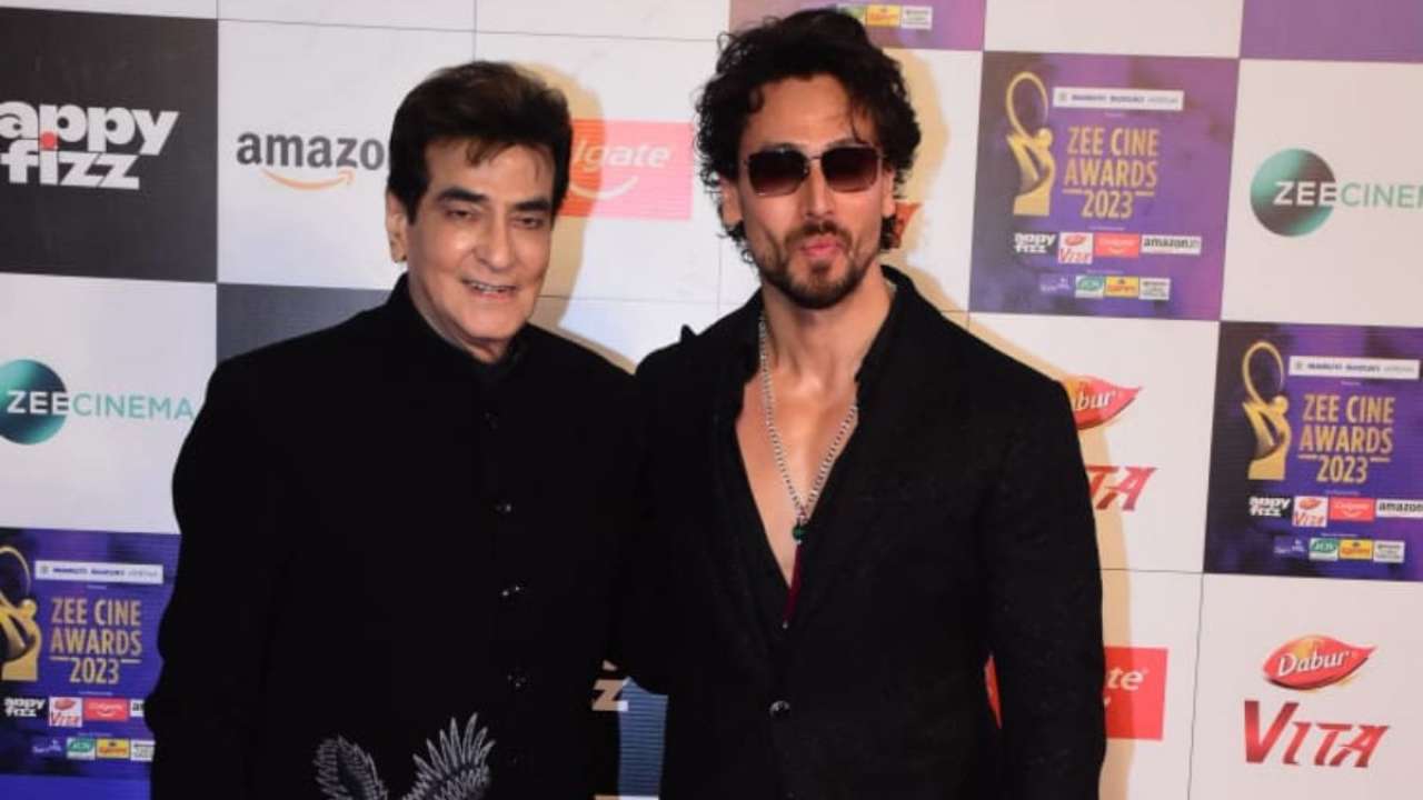 Tiger Shroff with Jeetendra