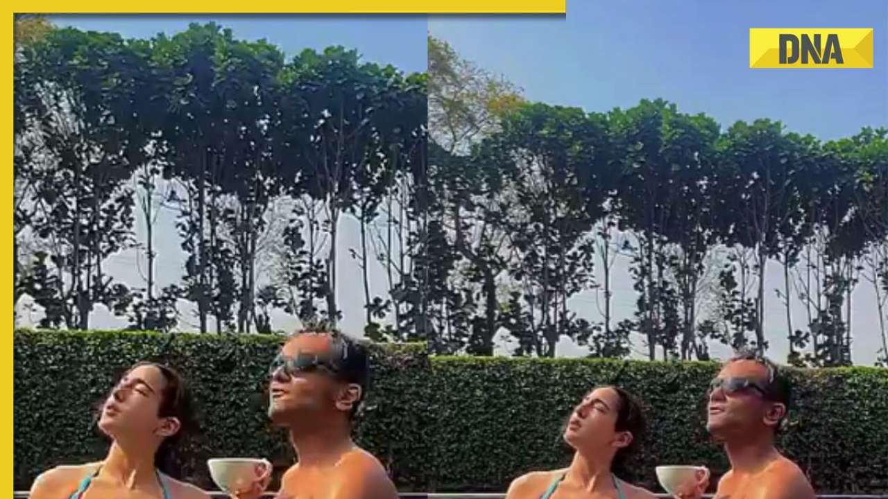 Sara ali khan spotted in swimming pool with ‘mystery’ man in sexy bikini, pic goes viral