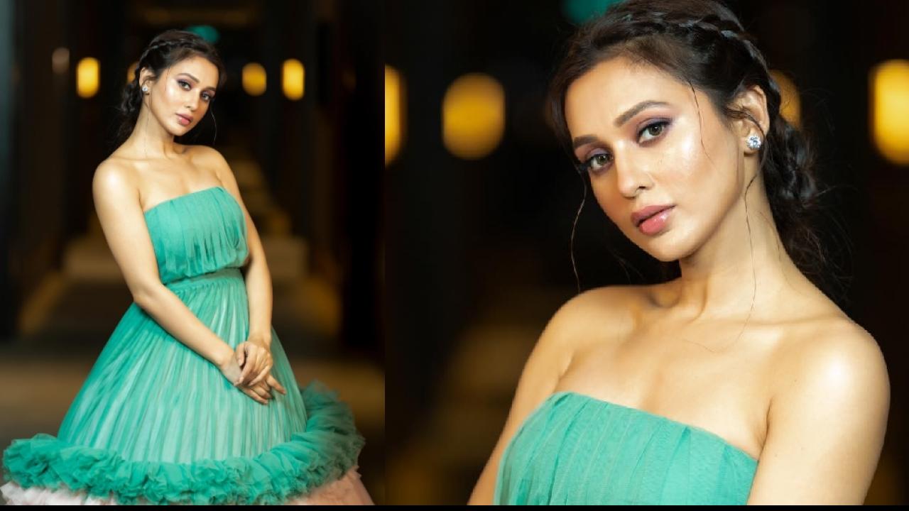 TMC MP Mimi Chakraborty Backless Dress