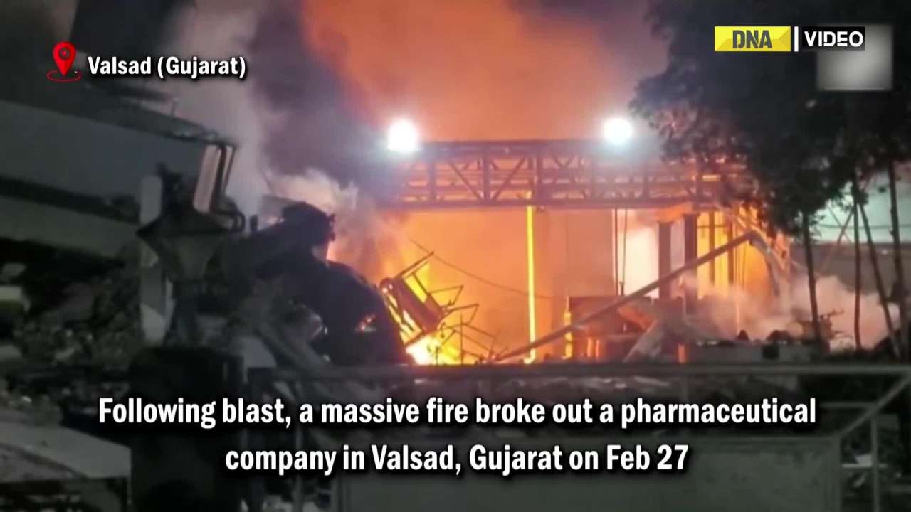Gujarat: Fire breaks out at a pharma company in Valsad 