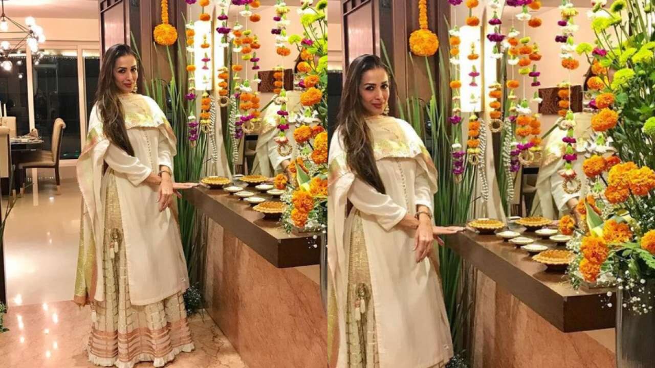 Malaika Arora's grand home entrace