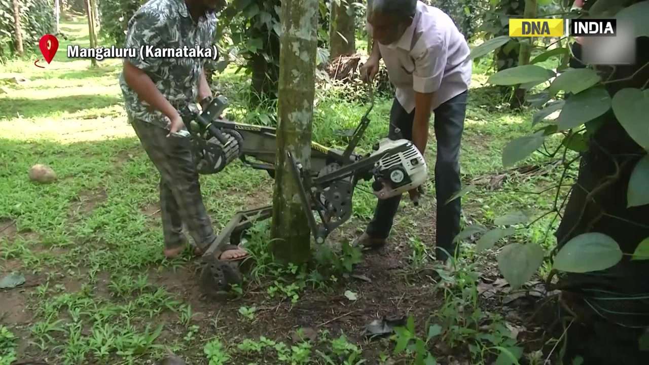 Karnataka farmers invent ‘Tree Bike’ capable of climbing trees