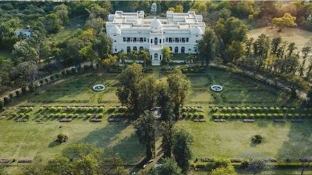 The palace is spread over 10 acres