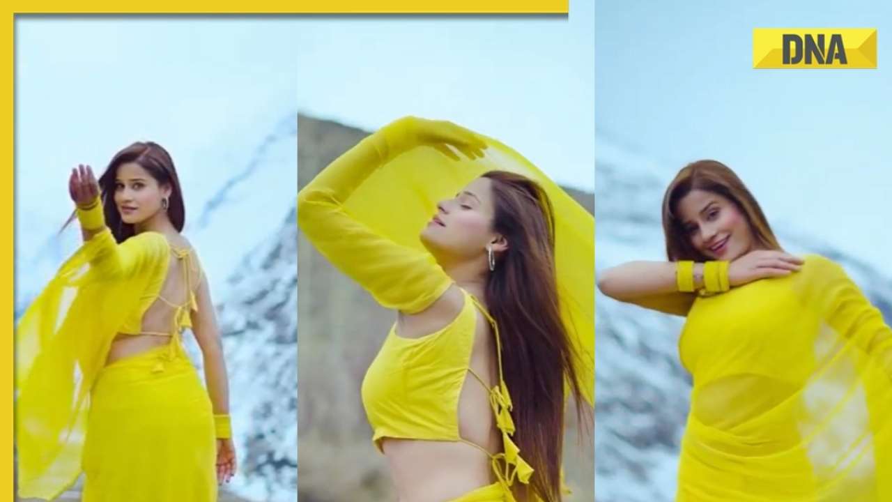 Viral video: Woman's sensuous dance in sexy yellow saree on Suraj Hua  Maddham sets internet on fire, watch