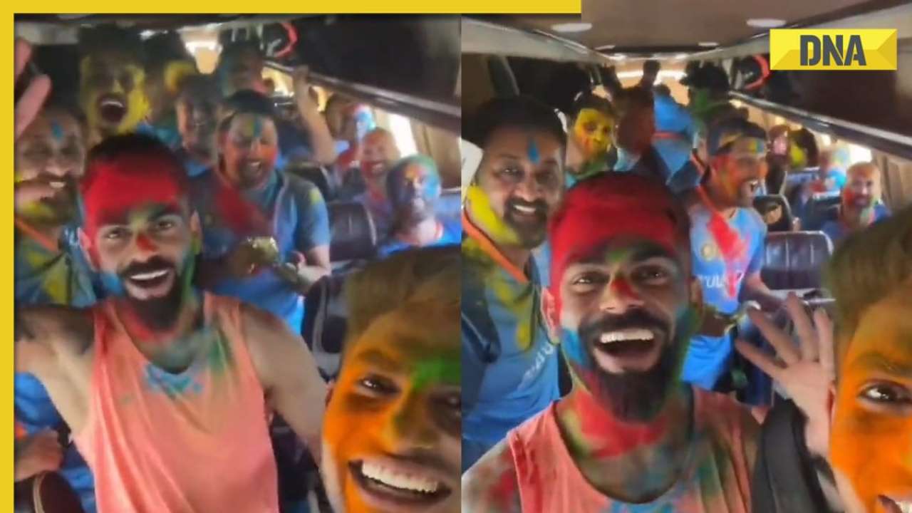 'Baby Calm Down': Virat Kohli, Rohit Sharma dance and play Holi, Shubman Gill shares video