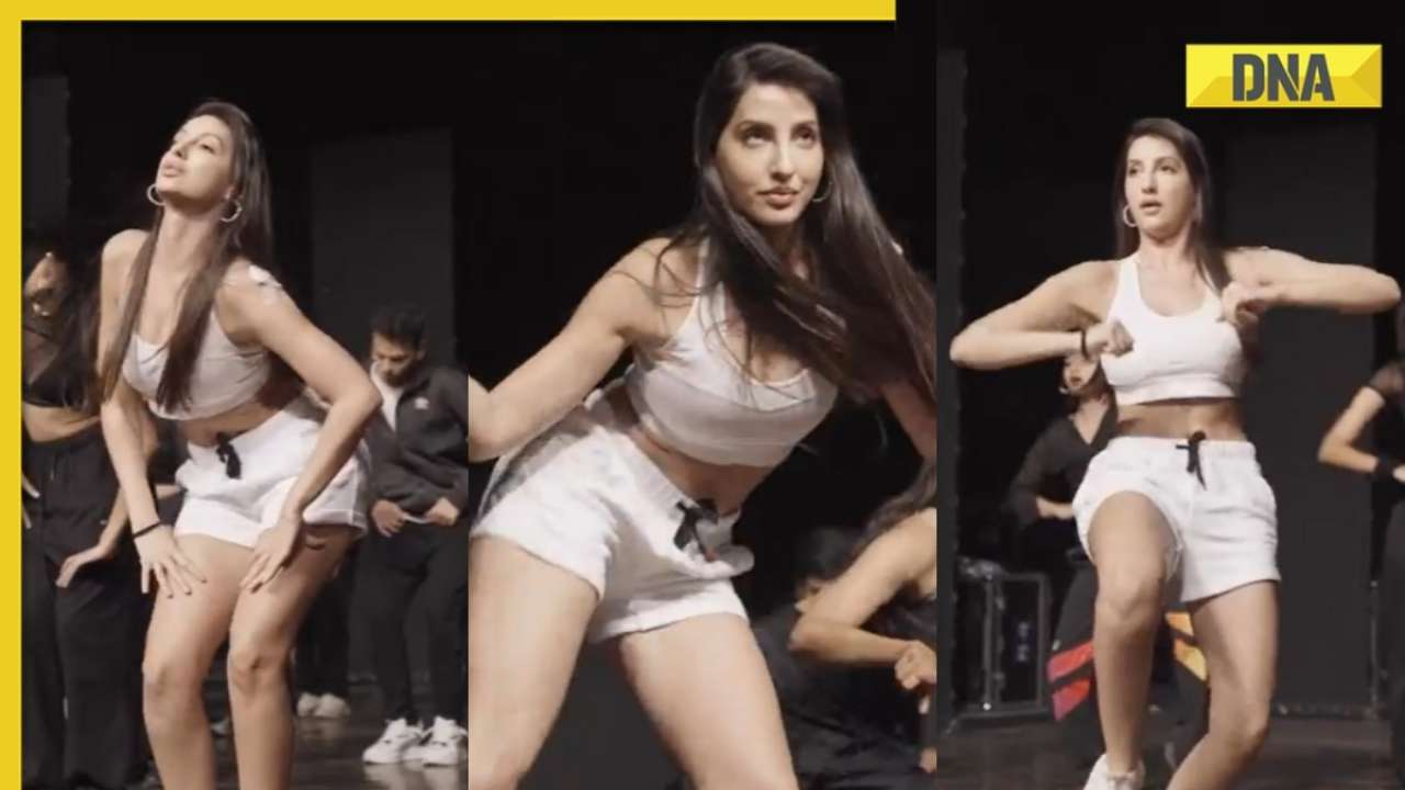 Viral Video: Nora Fatehi's sexy dance in shorts and crop top sets internet on fire, watch