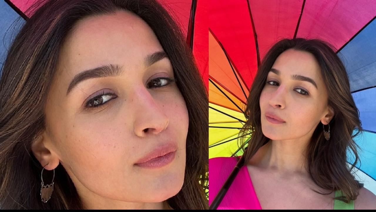 Alia Bhatt Holi At Shoot