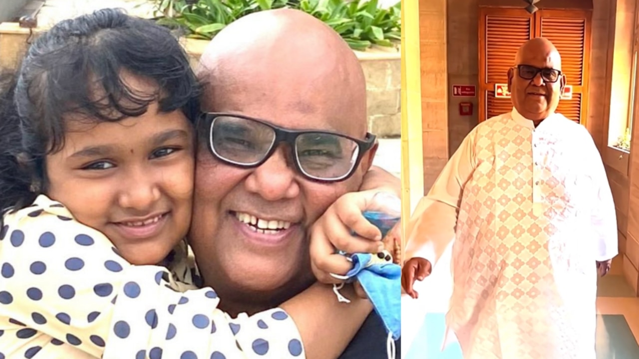 Satish Kaushik daughter Vanshika shares photo with her dad 