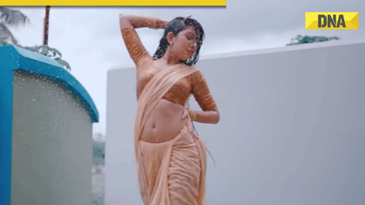 Girl in wet saree shows off sexy dance moves to Tip Tip Barsa Paani, viral video pic