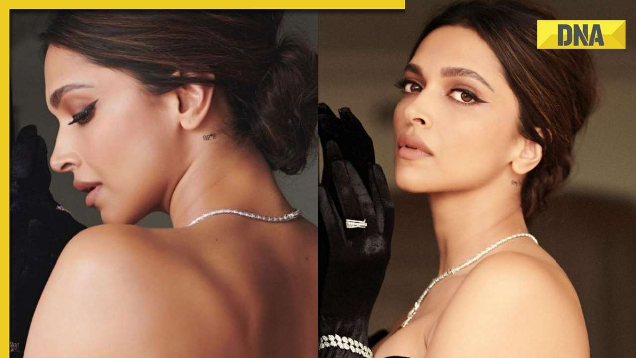 Deepika Padukone debuts new neck tattoo in black off-shoulder gown at Oscars  2023, know what it signifies