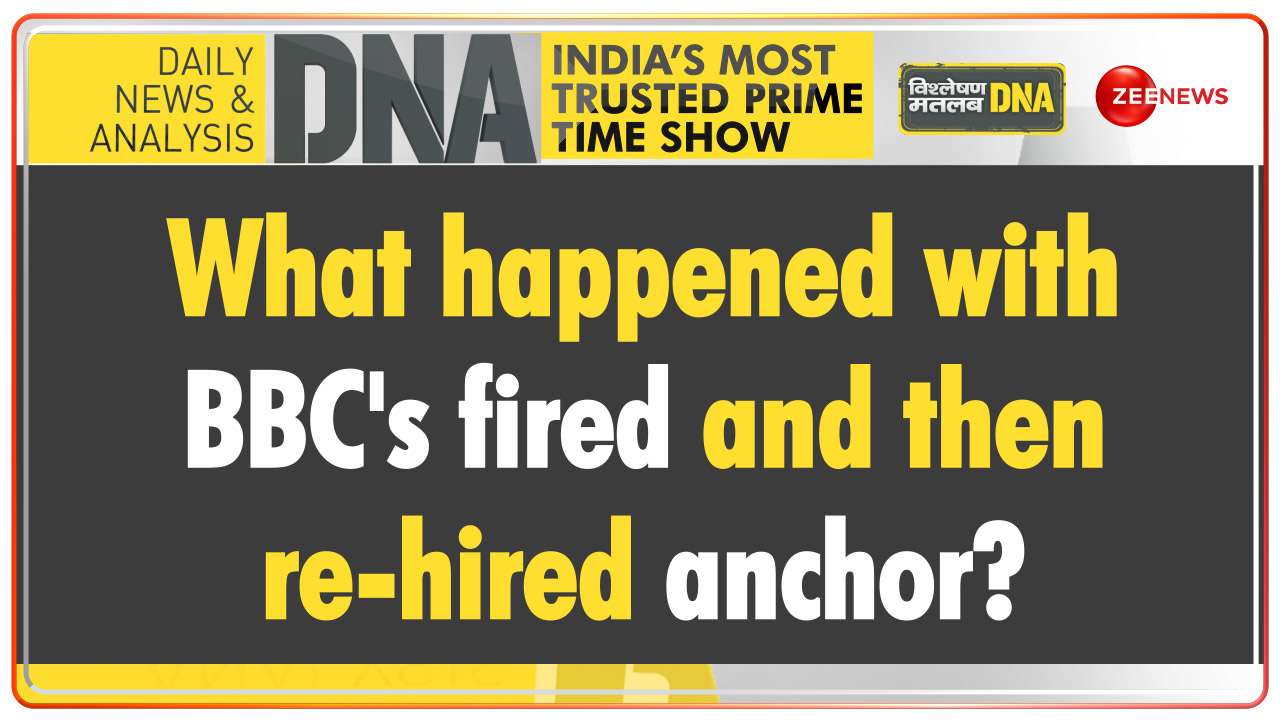 DNA | What happened with BBC's fired and then re-hired anchor?