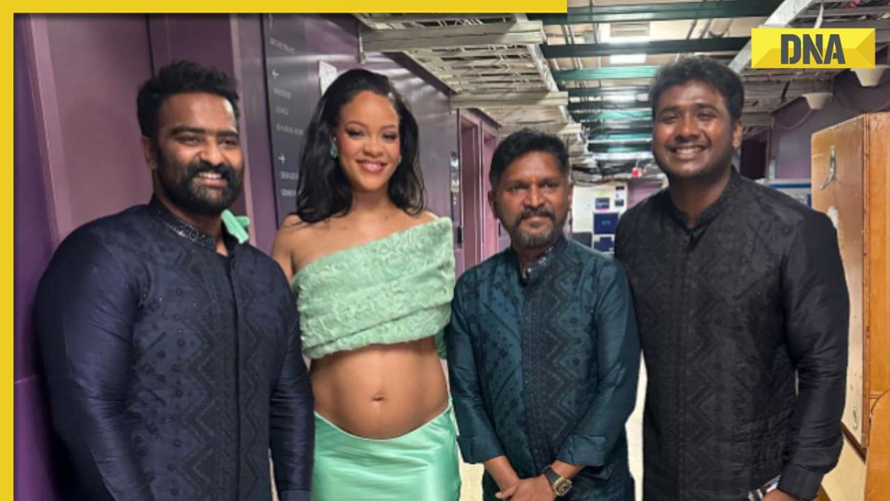 Naatu Naatu singers Kaala Bhairava and Rahul Sipligunj pose with Rihanna, call her 'most amazing lady'