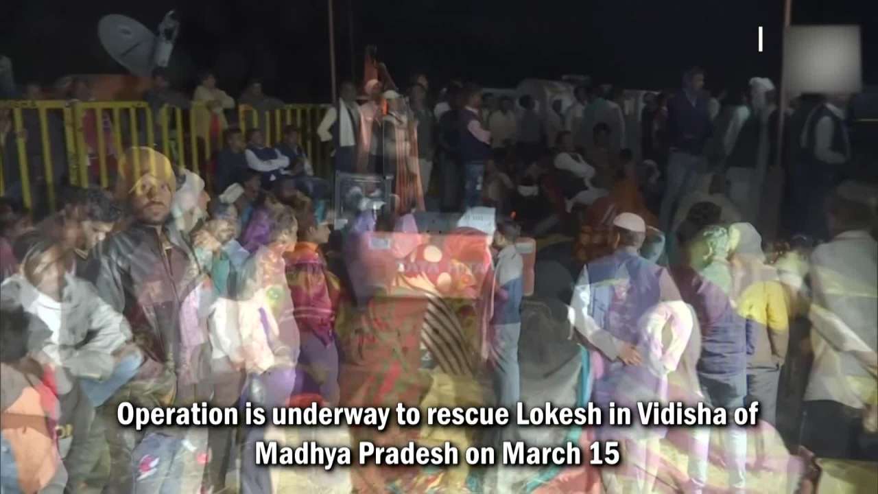 Movement seen in baby stuck in 60-feet-deep borewell in Vidisha, Madhya Pradesh