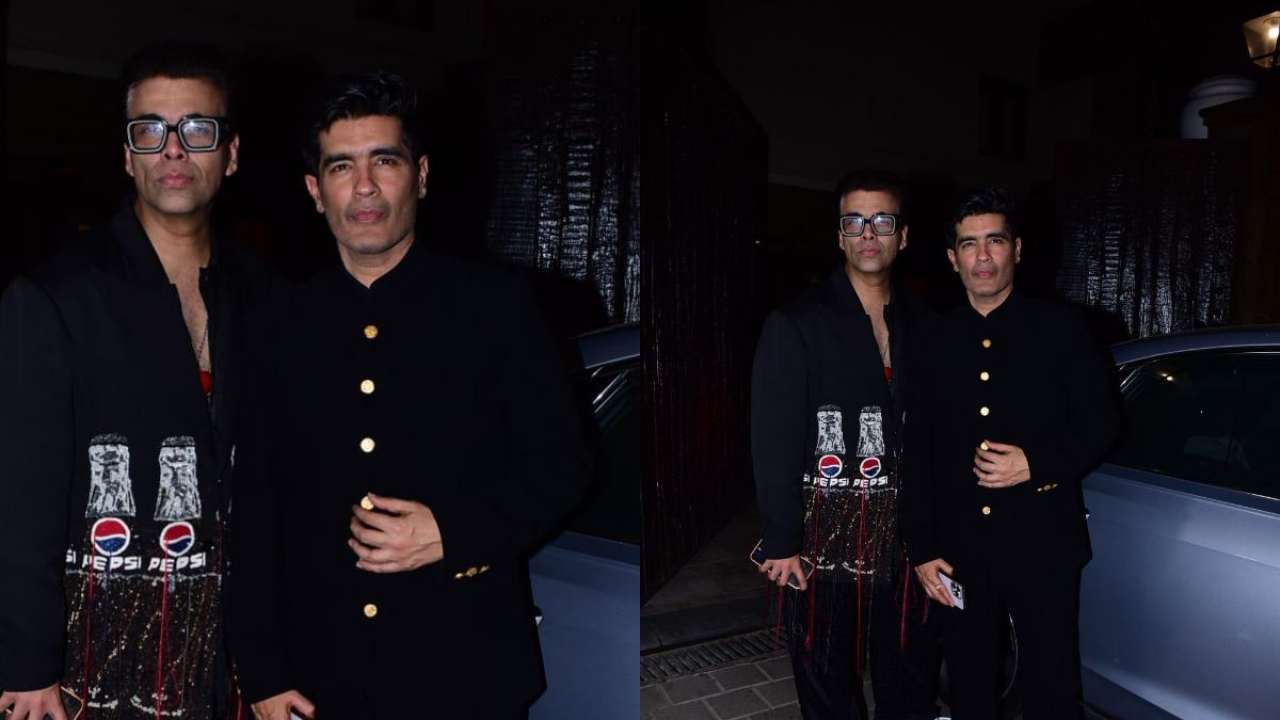 Karan Johar and Manish Malhotra