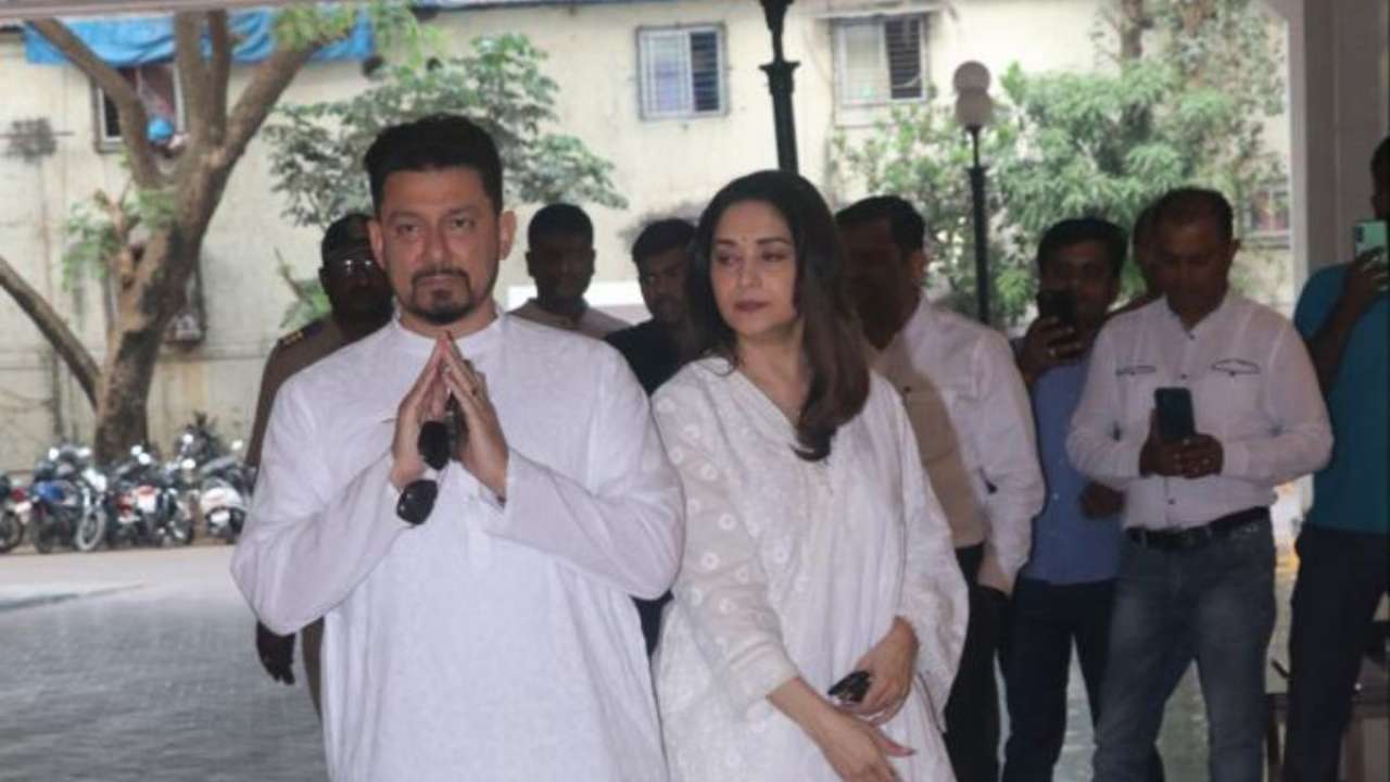 Madhuri Dixit with Shriram Nene