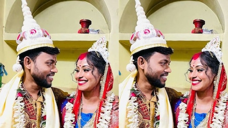 Majoy Dey Married his girlfriend Jyoti Mahato