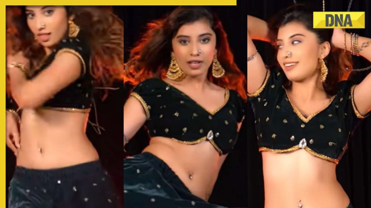 Hindi School Choti Ladkiyon Ka Sex - Better than Samantha...': Desi girl's sexy dance on Pushpa's O Antava in  short dress lights up internet, viral video