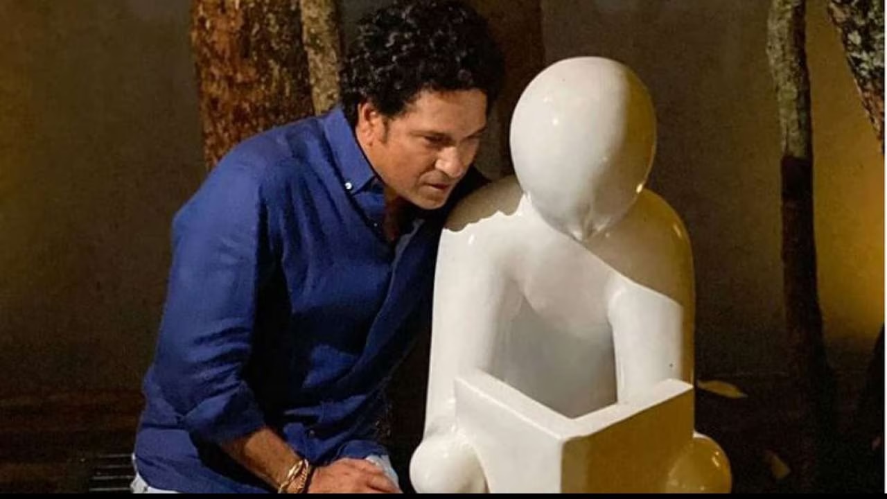 Sachin Tendulkar's Mumbai home's formal sitting room