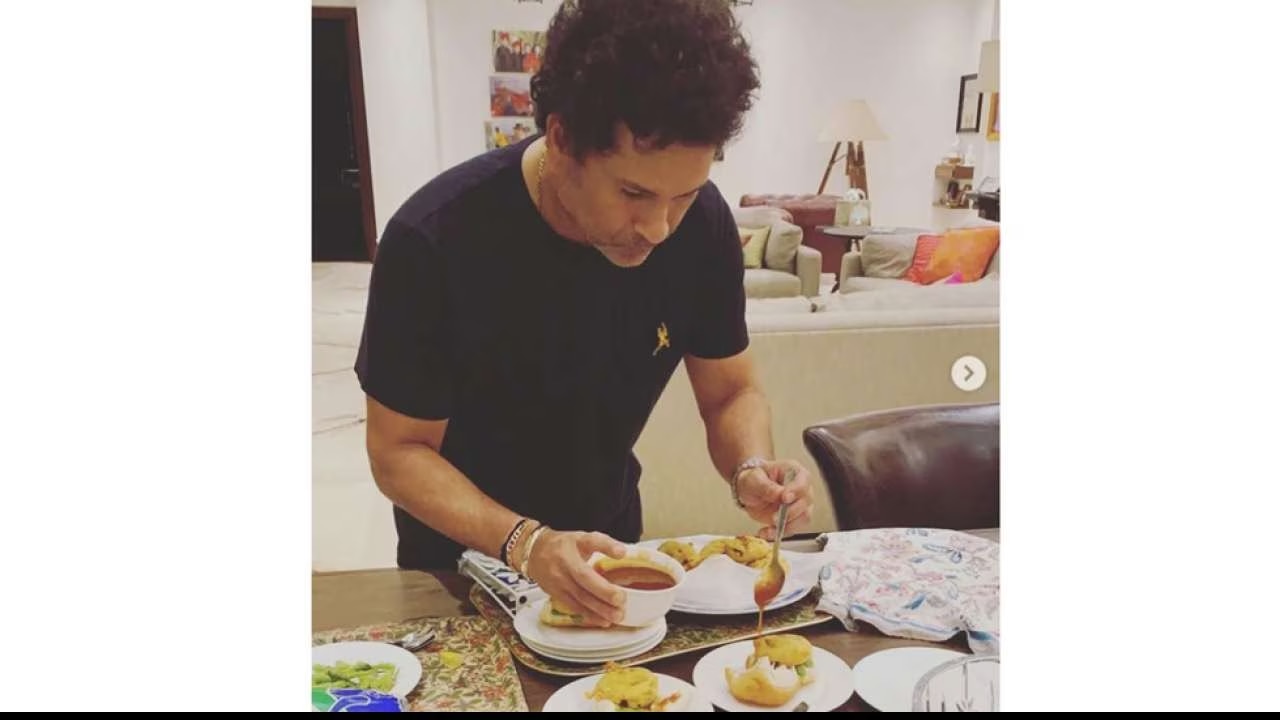 Sachin Tendulkar's Mumbai home dining area