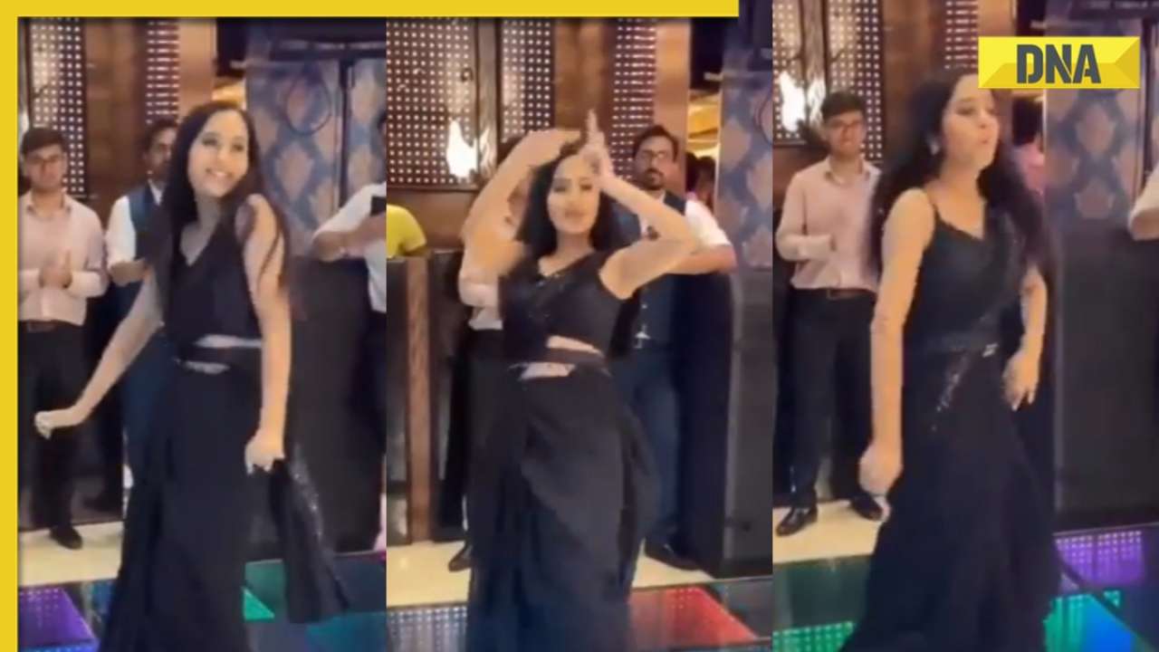  Viral video: Desi girl's sexy dance on Say Na Say Na in saree burns the internet, watch 