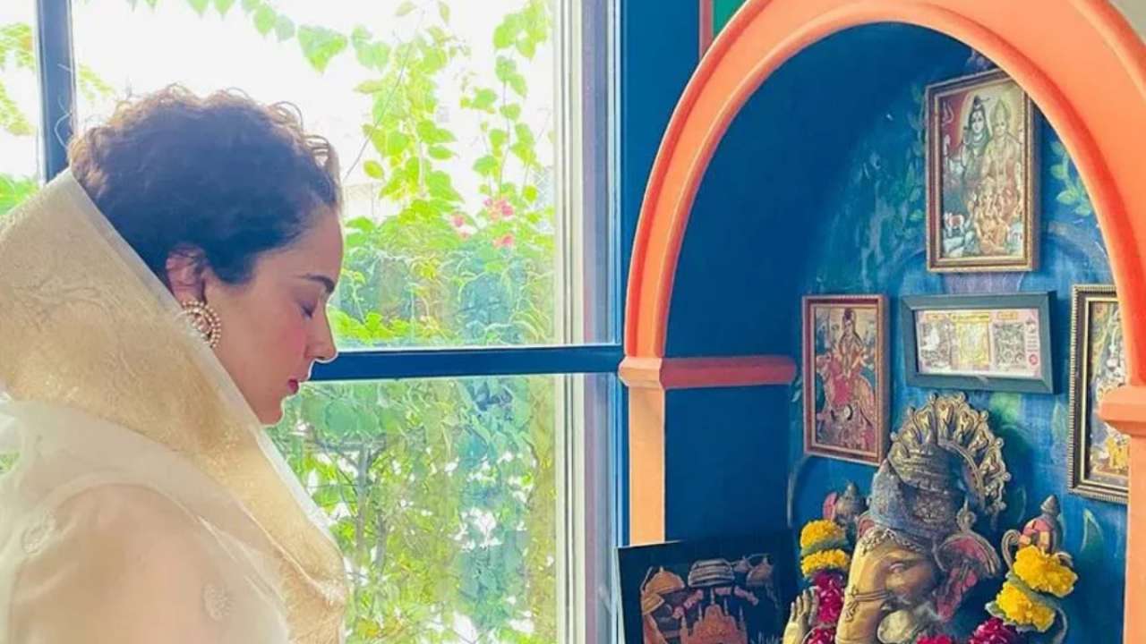 Kangana Ranaut Mumbai Home Mandir/Puja Room