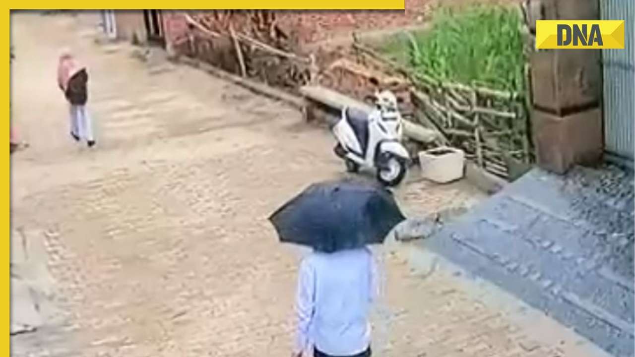 Watch: CCTV footage of Amritpal Singh hiding face with umbrella in Haryana surfaces amid Punjab manhunt