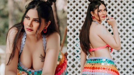actress Aabha Paul stuns in bikini