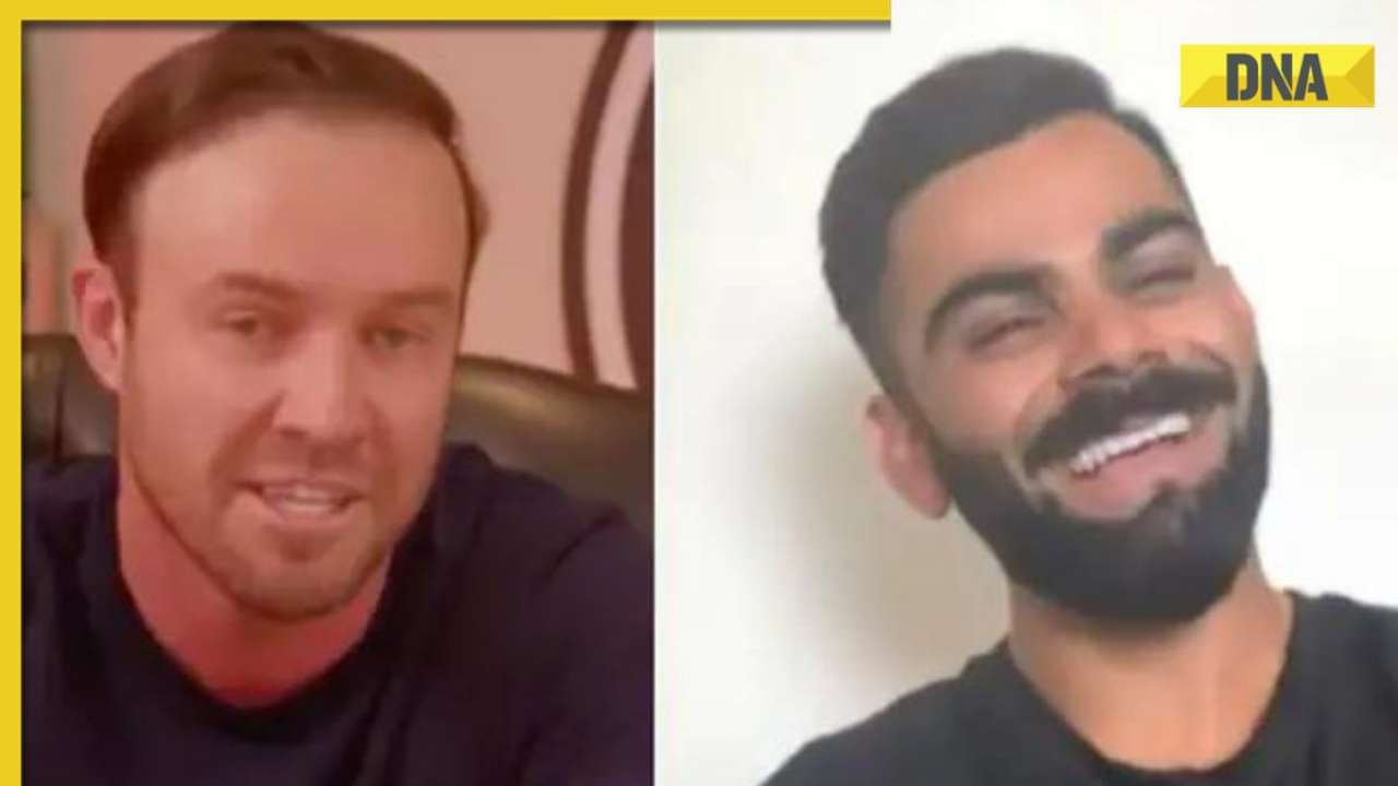 Watch: AB de Villiers almost calls Virat Kohli ‘old' during a fun chat, Indian batter reaction goes viral
