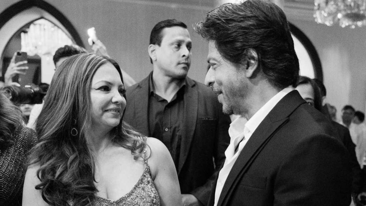 Shah Rukh Khan with Deanne Panday