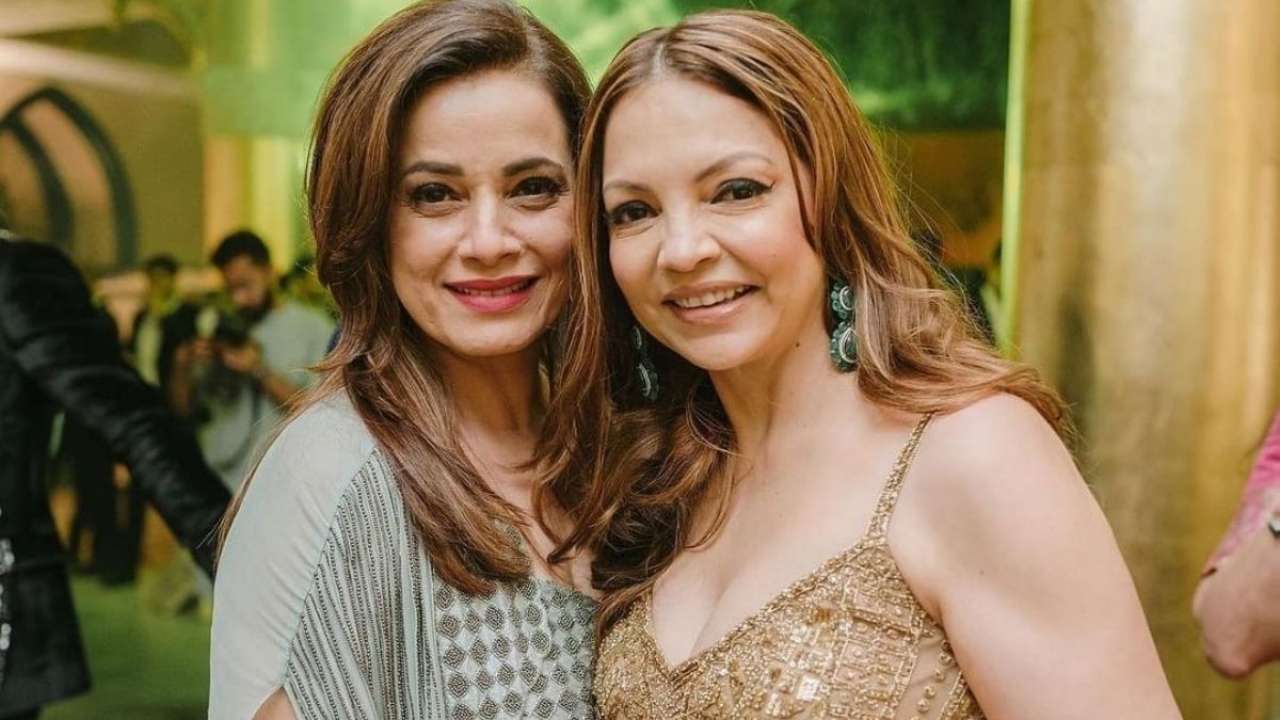 Deanne Panday with Neelam Kothari