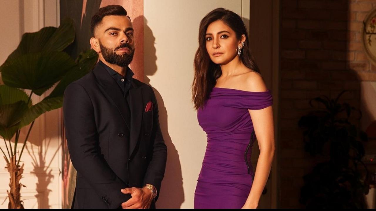 Anushka Sharma Virat Kohli Look In Sports Event