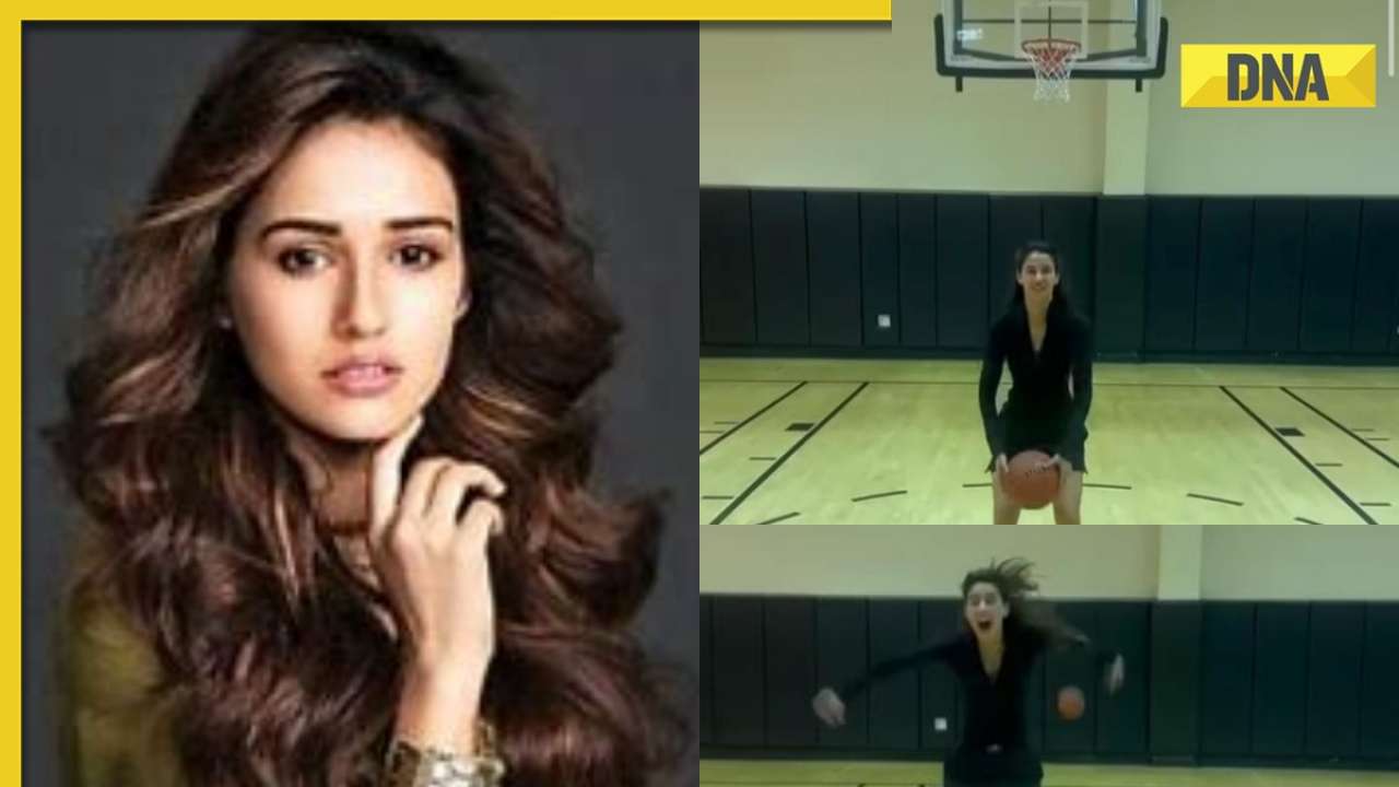 Disha Patani lands blind basketball shot perfectly, netizens ask, 'how many retakes?'