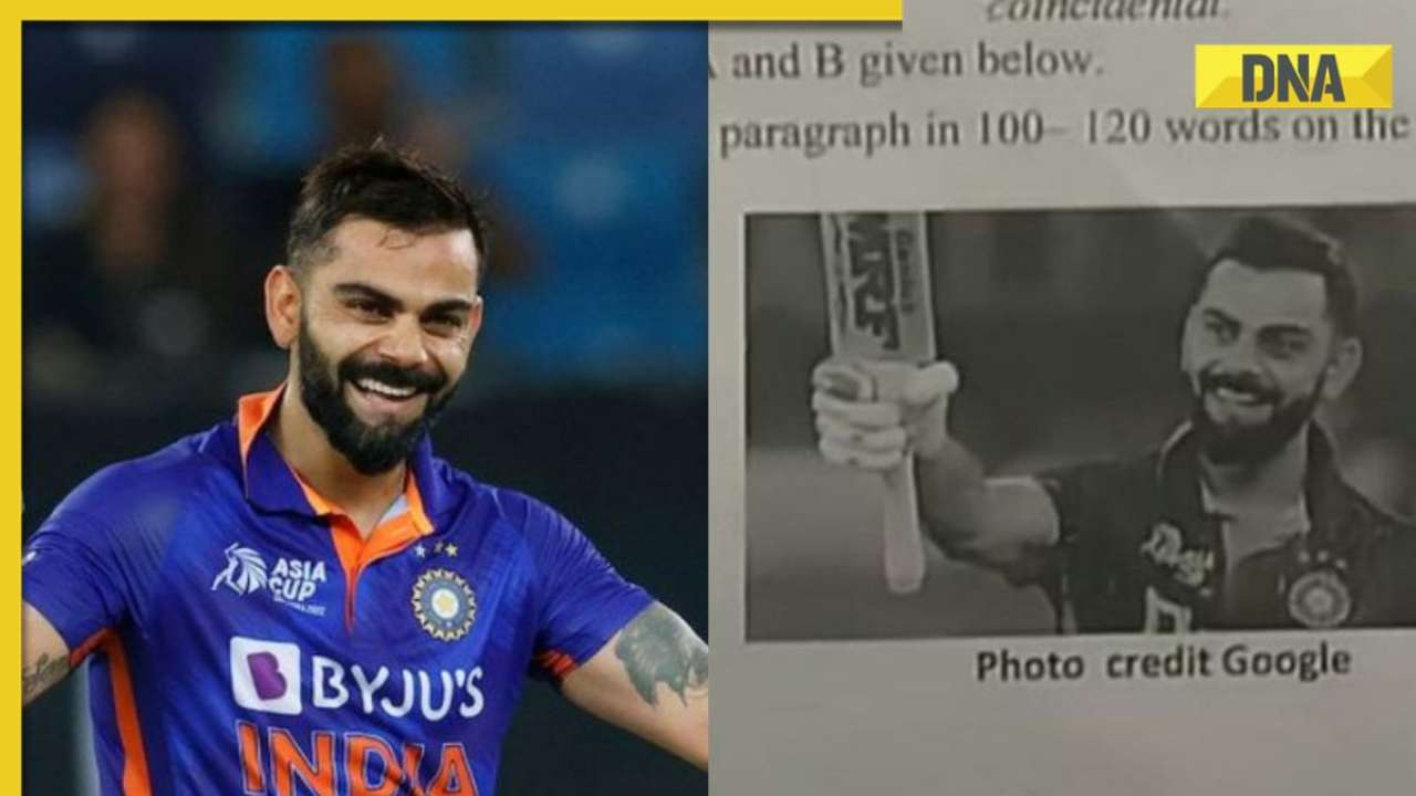 Indian star batter Virat Kohli’s picture in class 9 English exam paper goes viral
