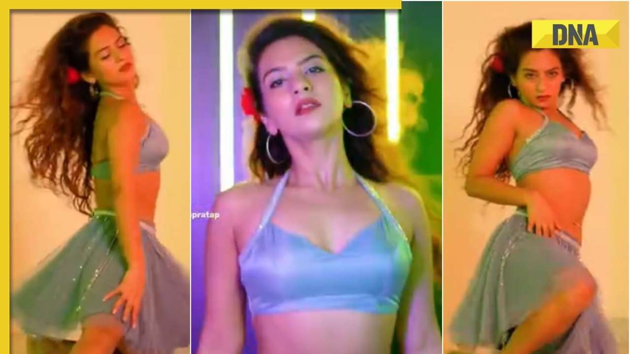 Video: Desi girl's sizzling dance on Oo Antava Oo in shimmery short skirt  goes viral, netizens say 'Aag hai aag', watch