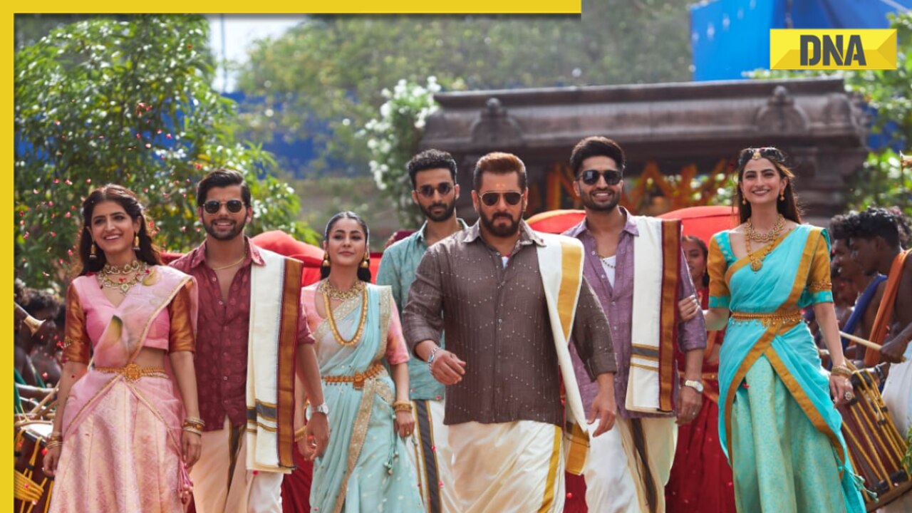 Kisi Ka Bhai Kisi Ki Jaan song Bathukamma: Salman Khan romances Pooja Hegde in vintage ode to Telangana flower festival
