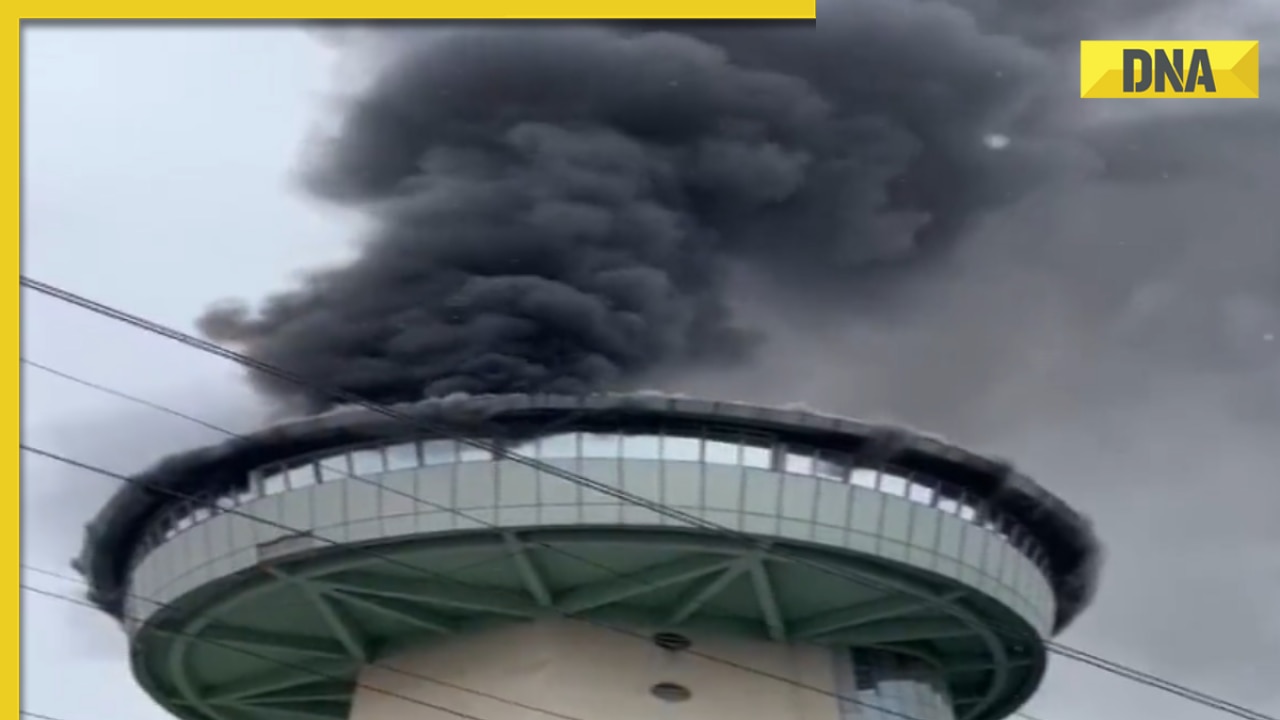 Watch: Massive fire breaks out inside revolving restaurant in Haryana's Panchkula