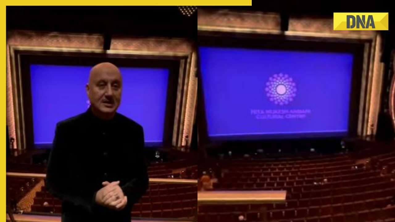 Watch: Anupam Kher shares first video from inside NMACC grand auditorium, calls it 'desh ki dharohar'