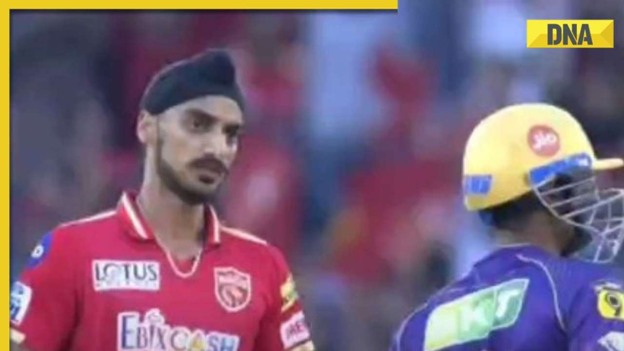 IPL 2023: Arshdeep Singh gives death stare to Anukul Roy after getting ...