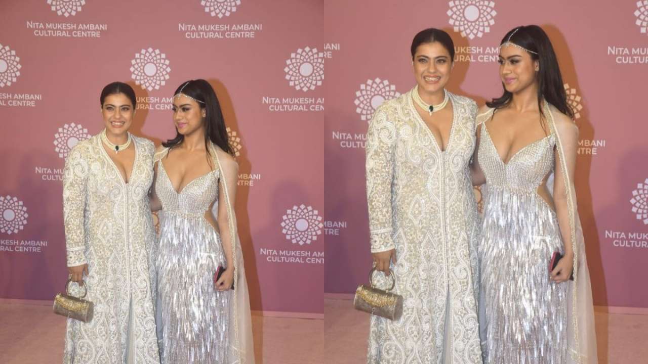 KajolNysa Devgan shine at NMACC gala event, pose with Rekha on pink carpet