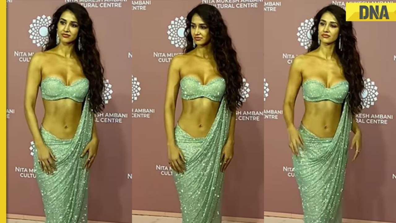 HOT! Disha Patani Goes Bold in Revealing Saree With Strapless Bra
