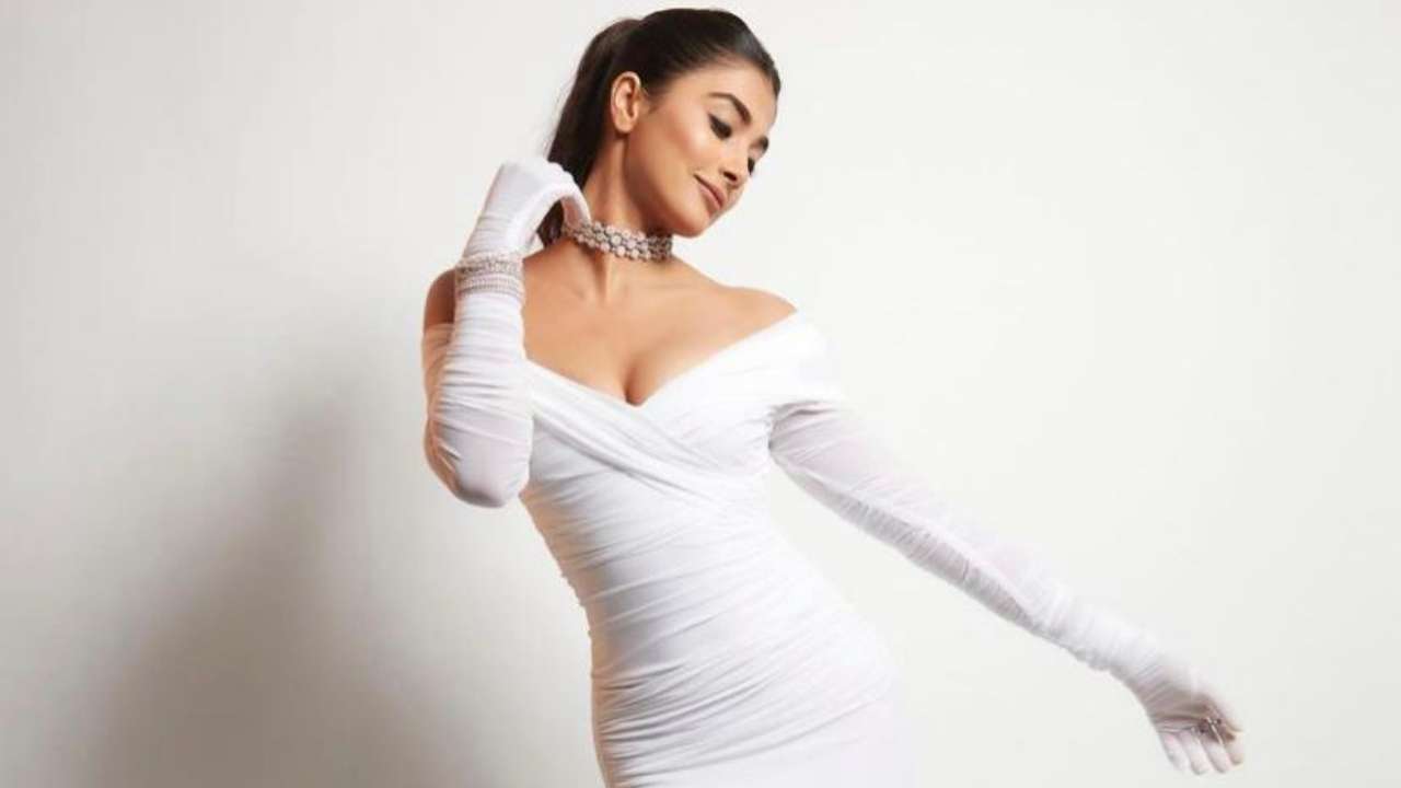 Pooja Hegde turns heads in white off-shoulder gown, fans say, 'hotness  overloaded'