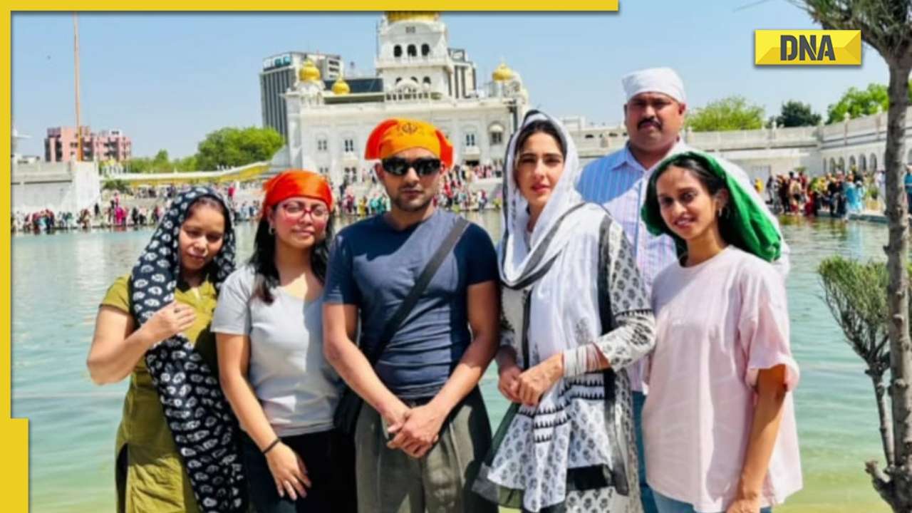 Sara Ali Khan seeks blessings at Gurudwara Bangla Sahib, shares photos on Instagram