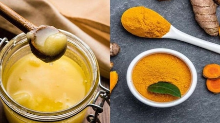 Ghee and turmeric