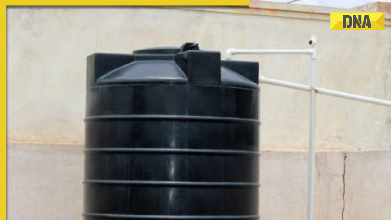 Explainer: Why water tanks are black, cylindrical and have stripes?