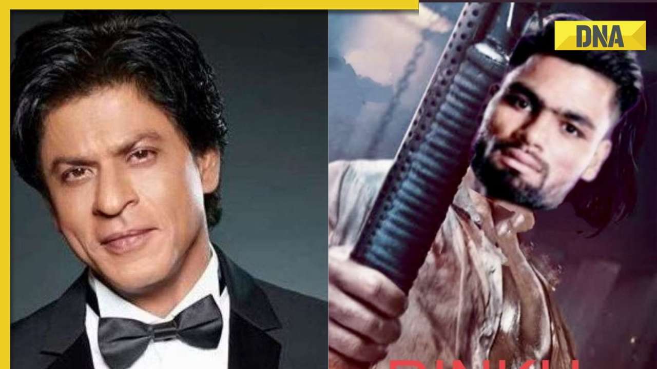 Jhoome Jo Rinku: Shah Rukh Khan edits Rinku Singh's face on Pathaan poster after KKR player hits five sixes in IPL