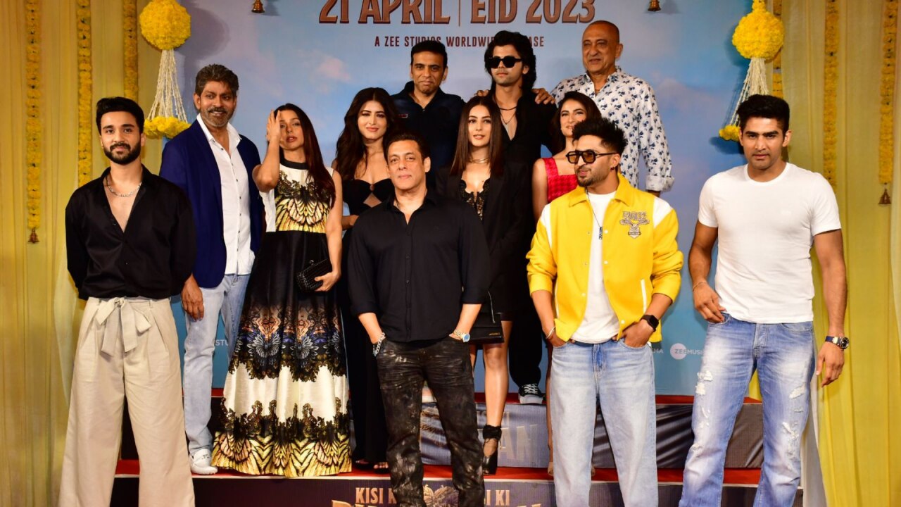 Kisi Ka Bhai Kisi Ki Jaan Trailer लॉन्च इवेंट में लगा सितारों का जमावड़ा,  दबंग अंदाज में नजर आए Salman Khan, Shehnaaz-Palak ने बिखेरा जलवा | DNA HINDI